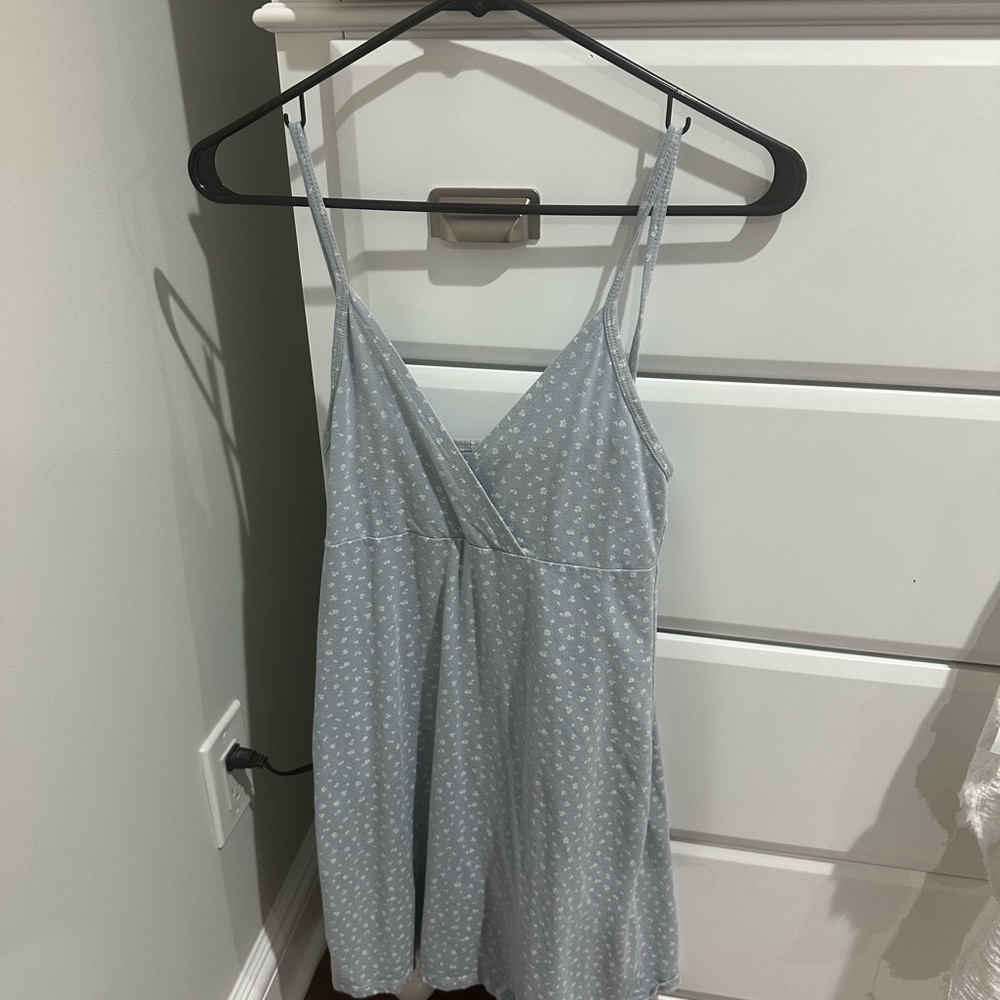 PacSun Light Blue Floral Dress